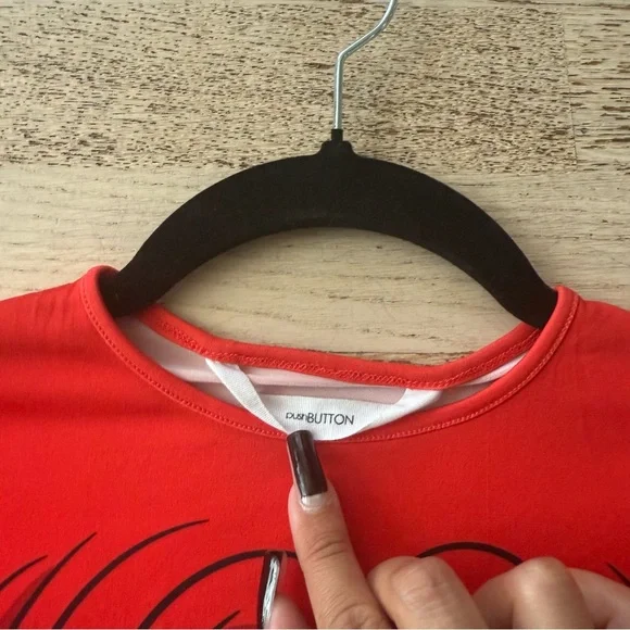 Pushbutton Long Sleeve Top - Picture 3 of 3